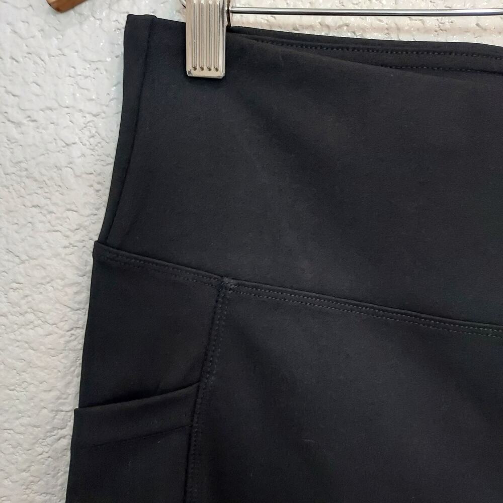 NEW Ebb & Flow Black Stretch Biker Shorts Size L - Picture 3 of 5